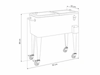 Rvs retro cooler - afbeelding 3 van  5