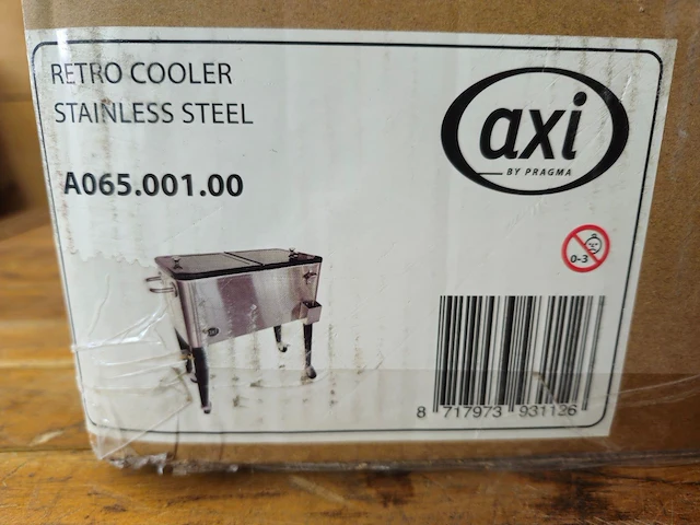 Rvs retro cooler - afbeelding 4 van  5