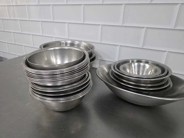 Rvs schaal (40x) - afbeelding 3 van  4