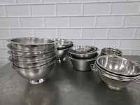 Rvs schalen en rvs vergiet (40x) - afbeelding 2 van  5