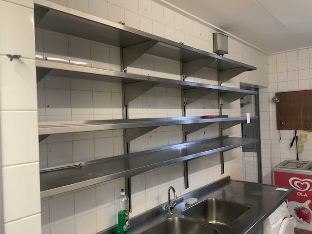 Rvs schappen - afbeelding 3 van  4