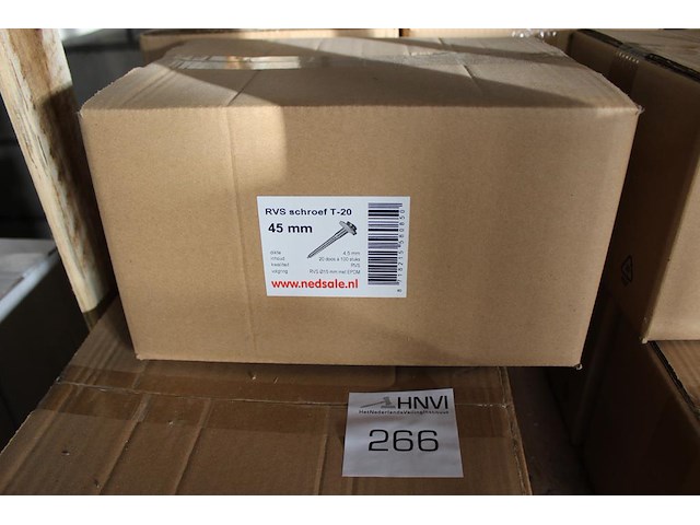 Rvs schroeven t-20 met epdm ring, dikte 4,5mm en lengte 45mm, 24.000 stuks. - afbeelding 2 van  2