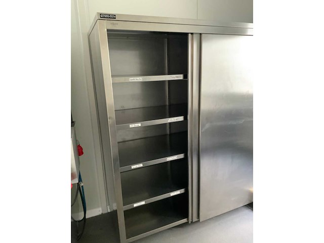 Rvs schuifdeur kast - afbeelding 3 van  3