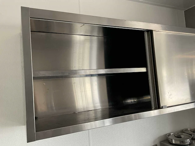 Rvs schuifdeurenkast - afbeelding 3 van  3