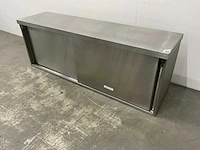 Rvs schuifdeurenkast - afbeelding 1 van  5