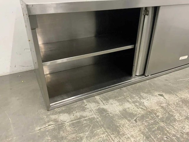 Rvs schuifdeurenkast - afbeelding 4 van  5