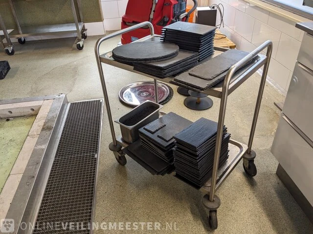 Rvs serveereagen blanco - afbeelding 2 van  5