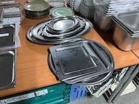 Rvs serveerschaal (14x) - afbeelding 1 van  6