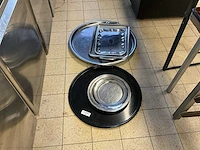 Rvs serveerschalen (6x) - afbeelding 1 van  5