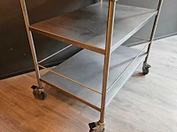 Rvs serveerwagen - afbeelding 4 van  4