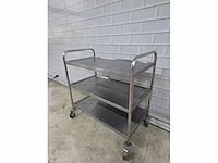 Rvs serveerwagen - afbeelding 4 van  4