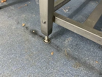 Rvs snijtafel (2x) - afbeelding 3 van  4
