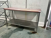 Rvs snijtafel (2x) - afbeelding 2 van  4