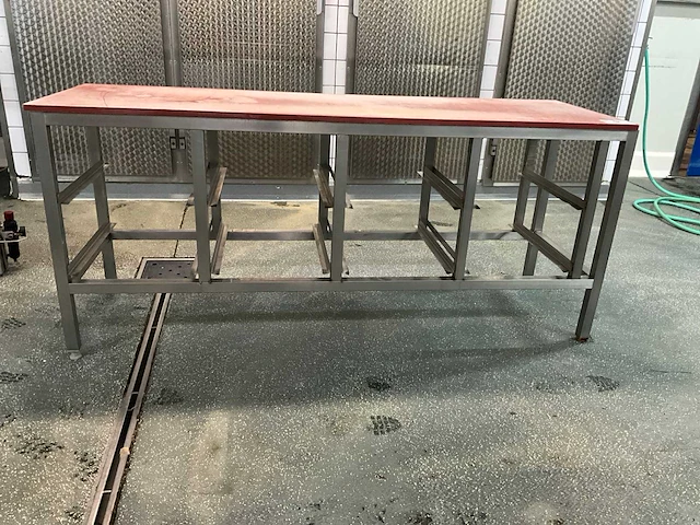 Rvs snijtafel (2x) - afbeelding 4 van  4