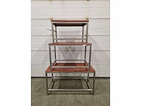 Rvs snijtafel (3x) - afbeelding 1 van  1