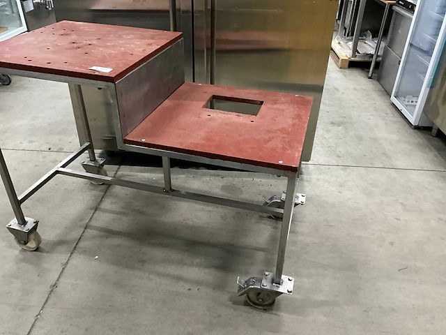 Rvs snijtafel - afbeelding 2 van  5