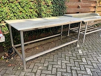 Rvs-snijtafel - afbeelding 3 van  4