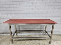 Rvs snijtafel - afbeelding 1 van  4