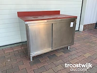 Rvs snijtafel - afbeelding 1 van  7