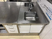 Rvs spoel- en werktafel eiland - afbeelding 5 van  9
