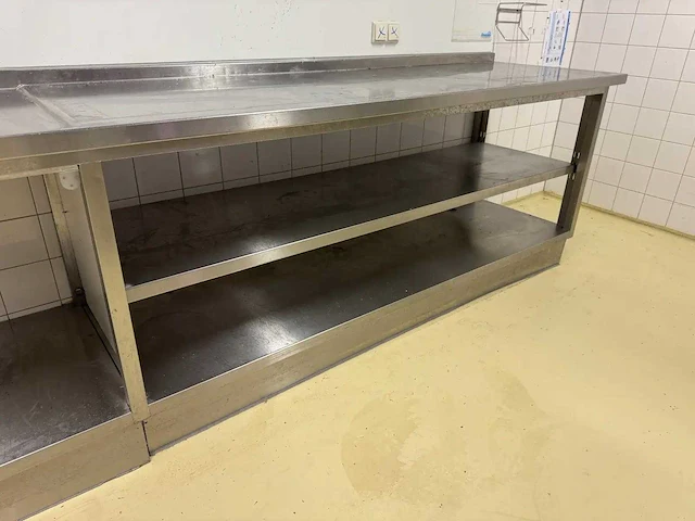 Rvs spoel- en werktafel - afbeelding 6 van  6