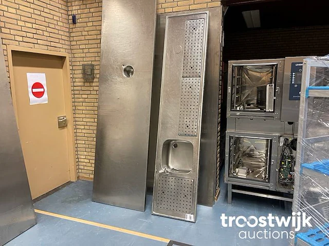 Rvs spoel lekblad voor bar - afbeelding 1 van  3