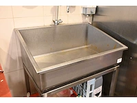 Rvs spoelbak met sproeidouche en mengkraan - afbeelding 3 van  5