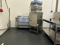 Rvs spoelbank, spoelmachine, werktafel - afbeelding 1 van  12