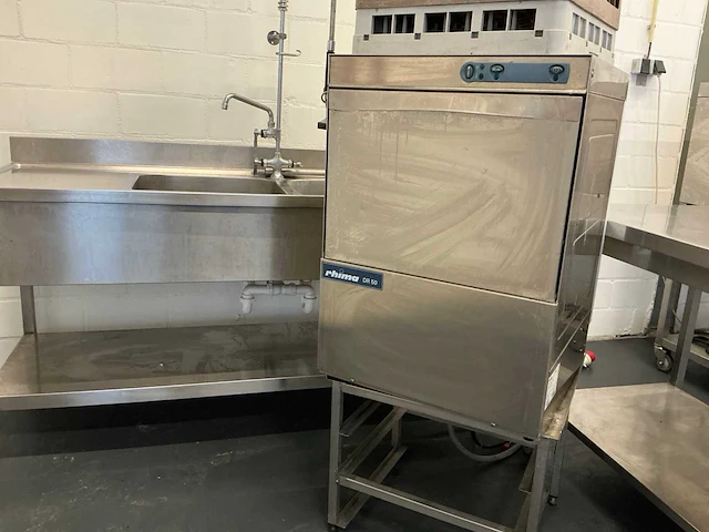 Rvs spoelbank, spoelmachine, werktafel - afbeelding 2 van  12