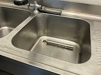 Rvs spoelbank, spoelmachine, werktafel - afbeelding 8 van  12