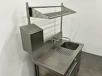 Rvs spoeltafel (125 cm) - afbeelding 8 van  9
