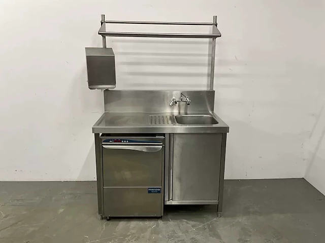 Rvs spoeltafel (125 cm) - afbeelding 9 van  9