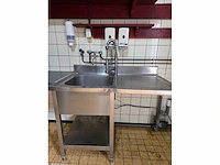 Rvs spoeltafel inclusief sproeidouche - afbeelding 2 van  4