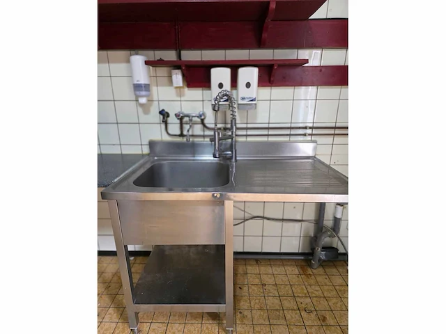 Rvs spoeltafel inclusief sproeidouche - afbeelding 4 van  4