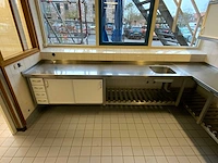 Rvs spoeltafel (wandgemonteerd) - afbeelding 3 van  7