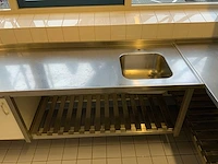 Rvs spoeltafel (wandgemonteerd) - afbeelding 4 van  7
