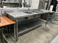 Rvs spoeltafel - afbeelding 1 van  6