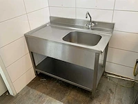 Rvs spoeltafel - afbeelding 1 van  6