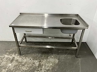 Rvs spoeltafel - afbeelding 2 van  8