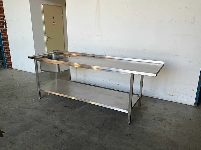 Rvs spoeltafel - afbeelding 1 van  8