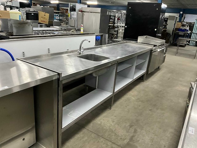 Rvs spoeltafel - afbeelding 1 van  6