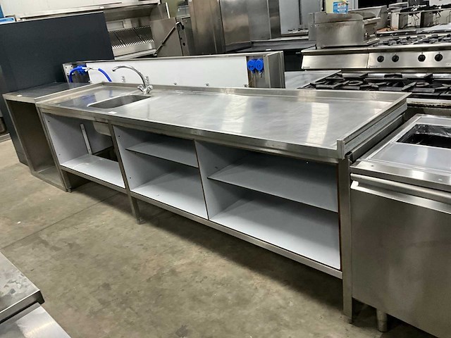 Rvs spoeltafel - afbeelding 2 van  6