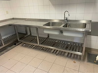 Rvs spoeltafel - afbeelding 2 van  9