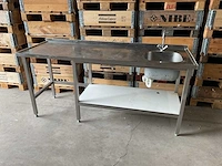 Rvs spoeltafel - afbeelding 1 van  4