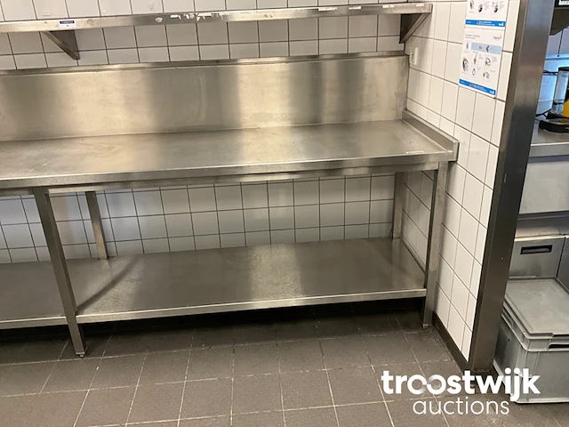Rvs spoeltafel - afbeelding 2 van  5