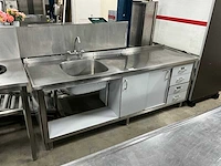 Rvs spoeltafel - afbeelding 1 van  10