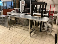 Rvs spoeltafel - afbeelding 1 van  5