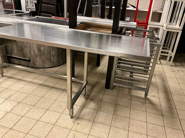 Rvs spoeltafel - afbeelding 2 van  5