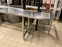 Rvs spoeltafel - afbeelding 2 van  5