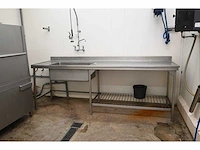 Rvs spoeltafel - afbeelding 1 van  4